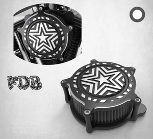 Fit H-D 2006-2007 TOURING Moving Star Contrast Cut Air Cleaners - Picture 1 of 8