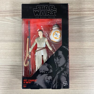 02 REY Y BB-8 JAKKU STAR WARS LA SERIE NEGRA HASBRO FIGURA DE ACCIÓN NUEVA 2015 - Imagen 1 de 2