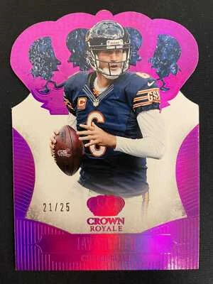 JAY CUTLER 2013 PANINI CROWN ROYALE RED HOLOFOIL /25 - CHICAGO BEARS *2773 - Image 1 of 2