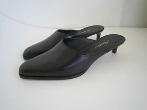 3.1 Phillip Lim Agatha Kitten-Heel Mule Black Leather Eu 38 Us 7.5 $425 Sold out - Picture 1 of 12