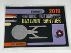 William Shatner 2019 Historic Autographs Worn Memorabilia Relic Gray Patch