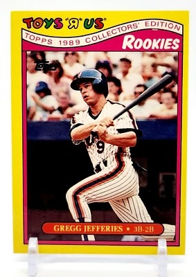 Gregg Jefferies baseball card (Mets) 1989 Topps Toys R Us Rookies #15 - Image 1 of 4