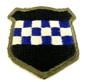 Shoulder Patch WWII 99th Infantry Blue White Checkerboard Army Insignia Vintage - Picture 1 of 2