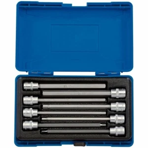 Draper Expert 16287 3/8" Drive 8 Piece 150mm Long Hexagon Bit Socket Set 3-12mm - Picture 1 of 2