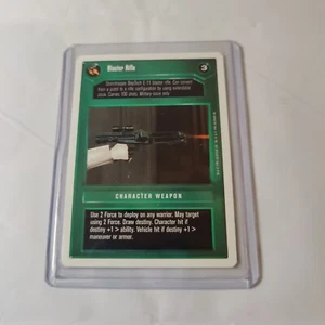 Rifle bláster Star Wars CCG 1995 borde blanco - Imagen 1 de 2