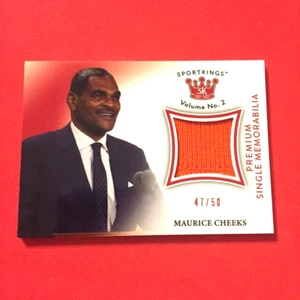Memorabilia de Maurice Cheeks 47/50 Philadelphia 76ers... SportKings 2021 volumen 2 - Imagen 1 de 3