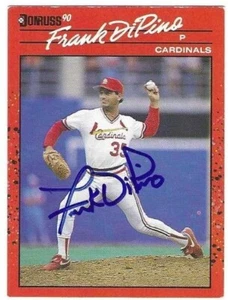 Signed FRANK DIPINO 1990 Donruss St. Louis Cardinals Autographed Card #518 COA - Picture 1 of 1