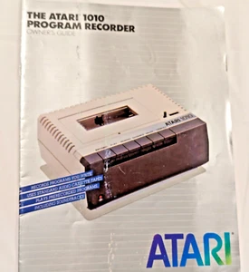 Grabadora de programa Atari 1010 de colección manual del propietario 1982 Hong Kong dorada - Imagen 1 de 4