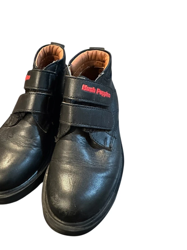 Hush Puppies Niños Unisex Cuero Zapato Bota Zapatos de Vestir - HP01156 Excelente Estado Foto 1 de 4