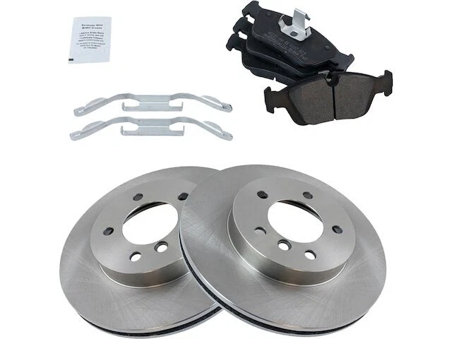 Kit de pastillas de freno y rotor delantero TRQ para BMW Z3 2001-2002 3,0 L 6 cilindros 64TXHD Foto 1 de 1