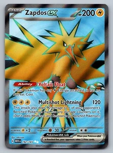 Pokemon Zapdos ex 192/165 Scarlet & Violet 151 Ultra Rare Full Art Holo NM - Picture 1 of 2