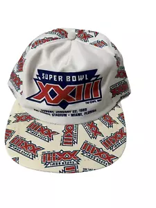 Cappello berretto snapback vintage Super Bowl XXIII Cincinnati Bengals AJD Joe Robbie - Foto 1 di 9