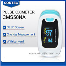 OLED Finger Tip Pulse Oximeter Blood Oxygen SpO2 Monitor lanyard CMS50N new