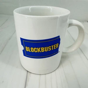 Blockbuster White Ceramic Coffee Mug Cup - Picture 1 of 10