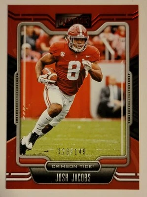 Josh Jacobs 2022 Playbook Draft Picks #22 Raiders RC #126/149 Rookie - Image 1 of 2