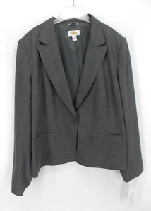 NWT Talbots Blazer Size 18 Wool Blend Stretch Fabric Italy Lined MSRP $188 - Picture 1 of 10