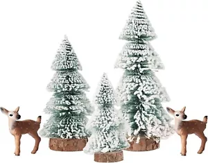 Weihnachtsbäume Künstlich 5x Mini Tannenbaum Christbaum Weihnachtsdeko B1274 - Bild 1 von 4