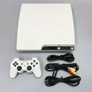 Playstation 3 160GB Classic White PS3 SONY CECH-3000A LW - Bild 1 von 2