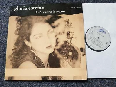 12" LP Gloria Estefan - Don't wanna lose you Maxi Vinyl Holland - Image 1 of 4