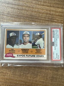 1981 Topps - Future Stars #479 Bobby Ramos, Bob Pate, Tim Raines - Rookie-Expos