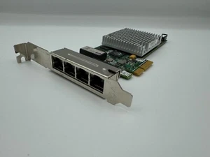 HP NC375T Quad Port PCI-e Network Card HSTNS-BN50-Full Height 539931-001  - Afbeelding 1 van 3