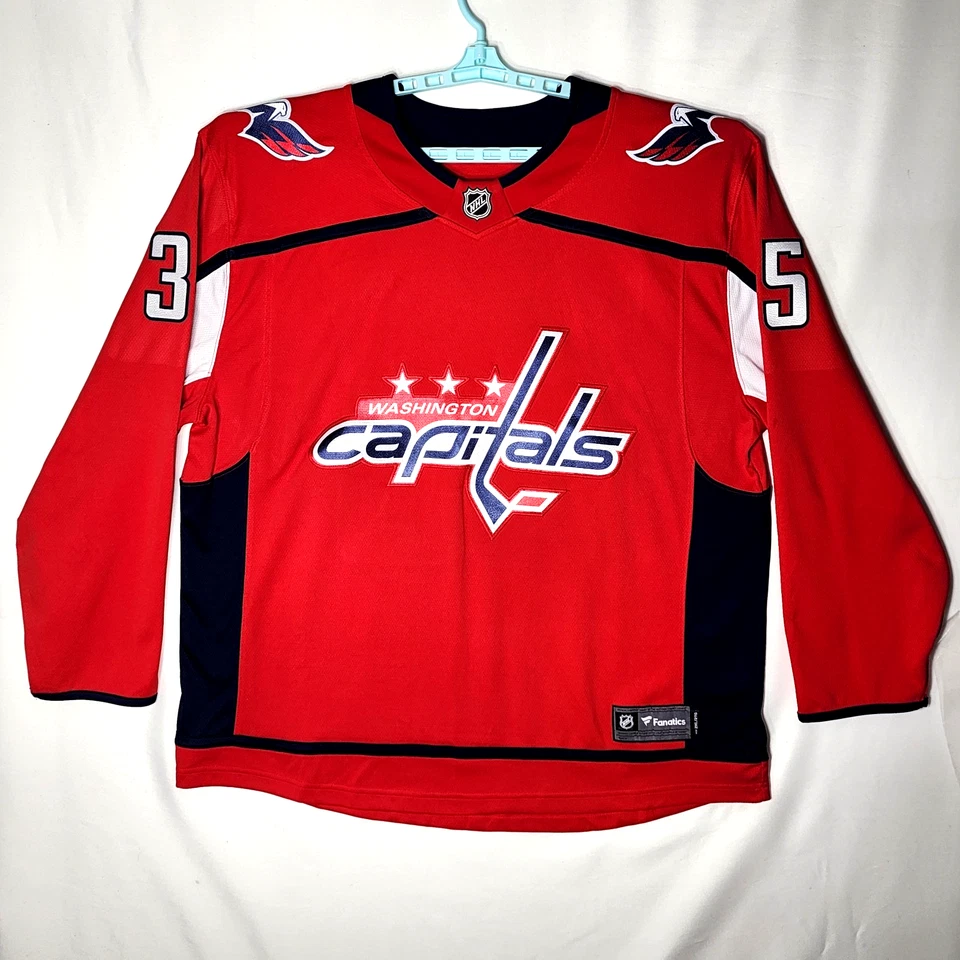 NHL Washington Capitals Henrik Lundqvist #35 Fanatics Breakaway Jersey Red - Image 1 of 4