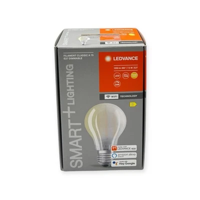 LEDVANCE Smarte LED-Lampe Wifi  Sockel E27 Dimmbar Warmweiß Birnenform Matt - Bild 1 von 2