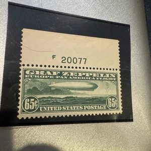 US Stamps SC# C13   1930 Graf Zeppelin Air Mail  MNH OG XF - Picture 1 of 4