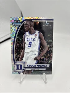 2025 Bowman Chrome U Khaman Maluach 1st Bowman X Refractor - Picture 1 of 2