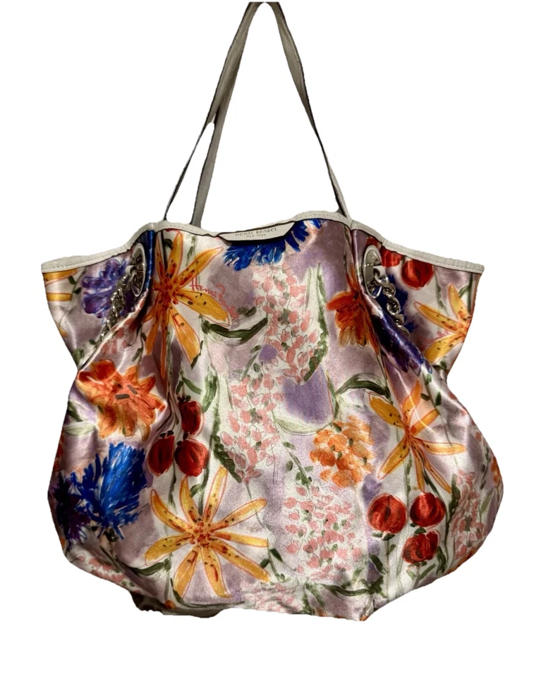 Henri Bendel Satin Spring Floral Tote - Image 1 of 4