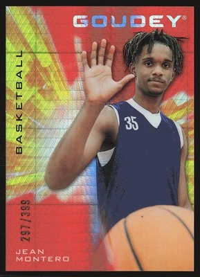 2021 Upper Deck Goodwin Champions #G41 Jean Montero Orange Prism /399 SN - Image 1 of 2