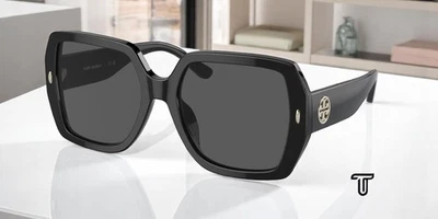 TORY BURCH TY7191U 170987 Black Solid Grey 54 mm Women's Sunglasses - Image 1 of 4