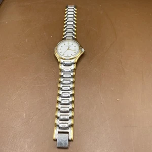 Wittnauer Vintage Swiss Damenuhr Bicolor Rund Datum Neue Batterie - Bild 1 von 7