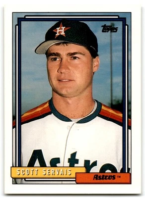1992 Topps Scott Servais Houston Astros #437 - Image 1 of 2