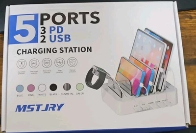 Estación de Carga MSTJRY USB C para Múltiples Dispositivos, para Apple ipad iPhone Airpod - Imagen 1 de 4
