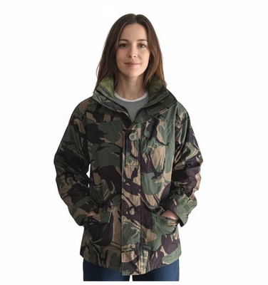 Gore-Tex Jacket, Camouflage Waterproof Rain Coat, Walking, Hiking. Women's Sizes - Image 1 of 3