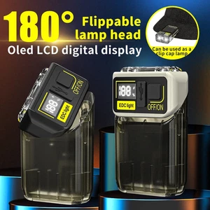 Linterna EDC Rotación 90° Mini Antorcha 6 Modos de Iluminación Impermeable Sombrero Clip - Imagen 1 de 25