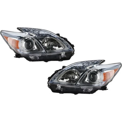 Headlight Set For 2010-2011 Toyota Prius Left and Right CAPA 2Pc Foto 1 de 4