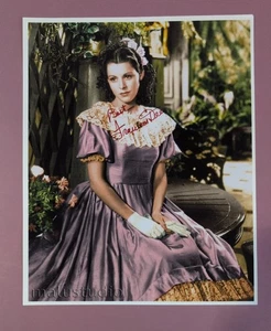Frances Dee Color Photo Print w/ Facsimile Autograph "malustudio" Watermark - Picture 1 of 3