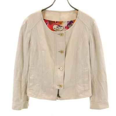 Chaqueta ETRO Made in Italy 46 beige Mujer Foto 1 de 4