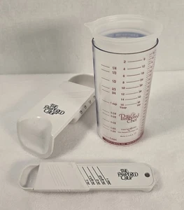 The Pampered Chef Measurements 2-cup Wet/Dry & Adjustable Table/Tea Spoons - Picture 1 of 6