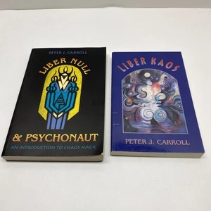 Peter J. Carroll Book Lot Liber Null & Psychonaut & Liber Kaos - Picture 1 of 15
