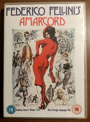 Amarcord  (1973) - UK DVD Region 2 & 4 - Fellini - Image 1 of 4