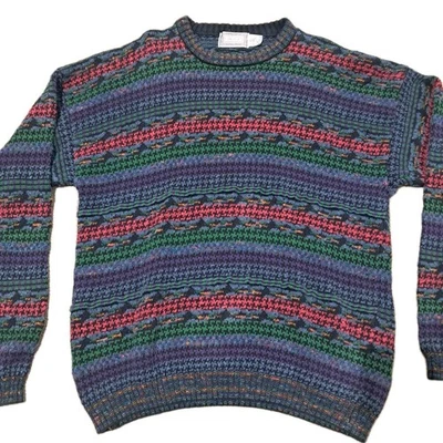 VTG Men’s 90’s Concrete Sweater Size 3XL Biggie Smalls Cosby 3XL Tall - Image 1 of 4