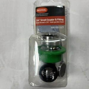 NEU! Neoperl Doppelgewinde von 3/4 Zoll Messing MGH kleine Kupplung und Fitting - Bild 1 von 2