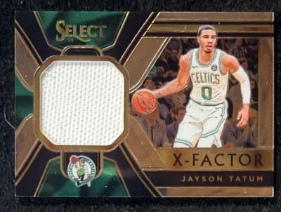 2018 Panini Select Jayson Tatum #PATCH Game Worn Jersey - Boston Celtics - Image 1 of 2