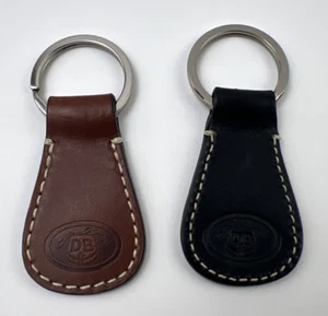 Dooney & Bourke Keyring LOT of Brown & Black Leather Key Holders - Picture 1 of 5