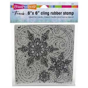 Stampendous Cling Stamp - Winter Blizzard - Picture 1 of 2