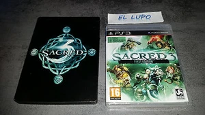 SACRED 3 SONY PS3 NEUF SOUS BLISTER VERSION FRANCAISE + STEELBOOK - Picture 1 of 2
