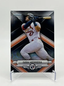 Ivan Herrera 2023 Bowman Sterling Black Refractor RC #’d /10 BSR-13 Cardinals - Picture 1 of 2